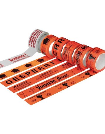 Warn-Klebeband 50mm x 66m-Bruchgefahr-