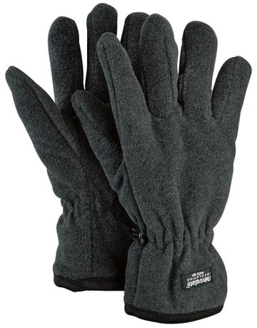 Handsch.Fleece, Thinsulatedunkelgrau Gr. M