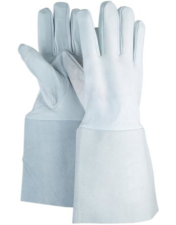 Lederhandschuh BIHAR, 5-finger, 35cm, Gr. 10