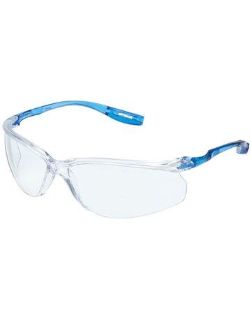 Brille ToraCCS AS, AF PC, klar, Rahmen blau