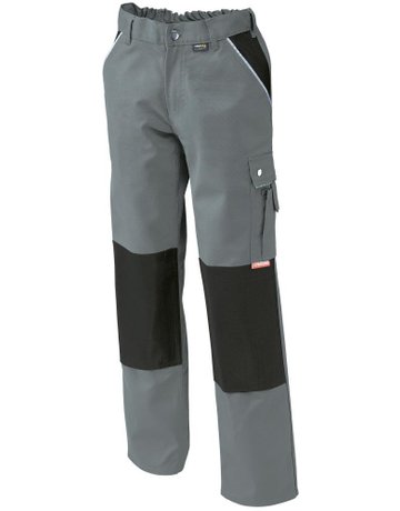 Bundhose, Canvas, 320 g/qm, Gr. 58, grau