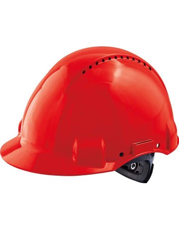 Schutzhelm G3000N, ABS, Ratschensystem, rot