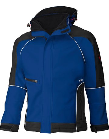 Softshelljacke WALTER, royalblau-schwarz, Gr. XL