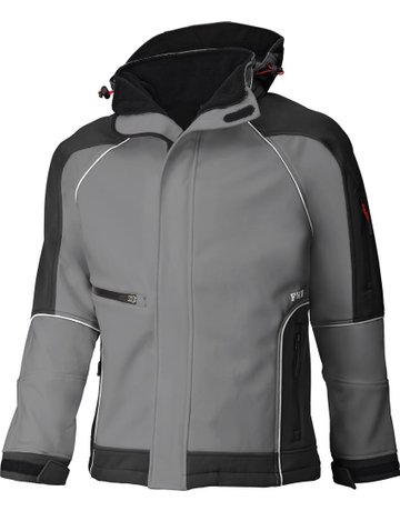 Softshelljacke WALTER, grau-schwarz, Gr. 2XL