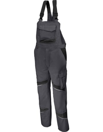 Latzhose ACTIVIQ high, Gr. 58, anthrazit /schw.