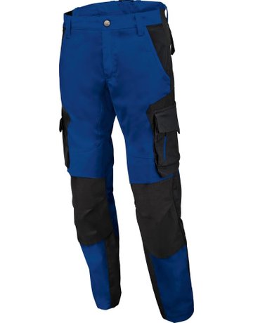 Arbeitshose FLORIAN, royalblau-schwarz, Gr. 58