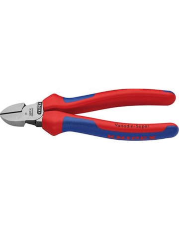 Seitenschneider poliert 140mm mit mit K.Griff Knipex