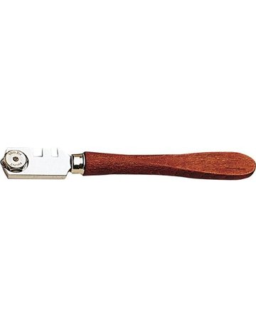 Glasschneider HM mit Holzheft Silberschnitt