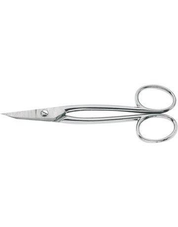 Goldschmiedeschere geradevernickelt mit Griffaugen180mm Erdi