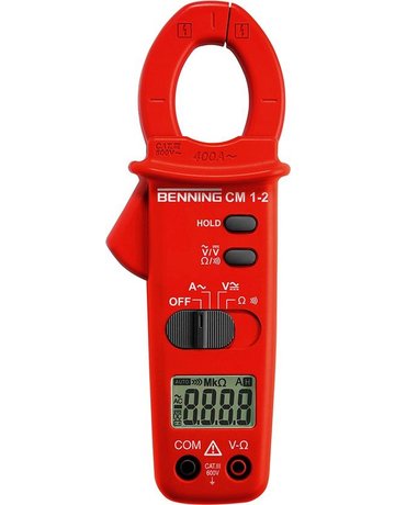 Digital-Stromzangen- Multimeter CM 1-2 Benning