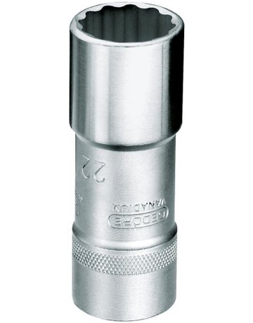 Steckschlüsseleinsatz 12-kant 1/2" 10mm lang Gedore