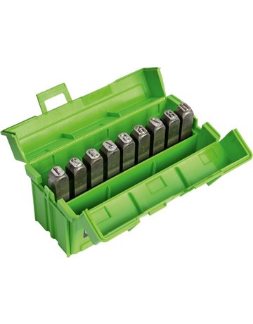 Schlagzahlen-Satz vernickelt Schrifthöhe 12mm KUKKO - Turnus