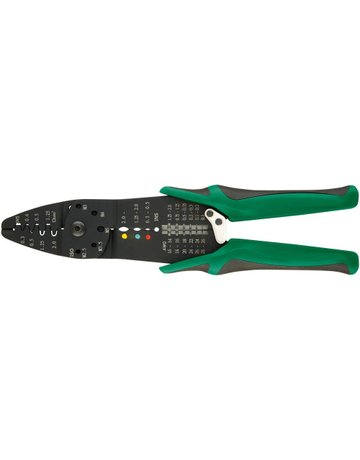 Crimpzange für isolierte Kabelschuhe 0,5-6qmm FORTIS