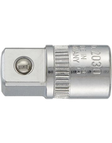 Vergrößerungsstück 1/4"-Innenvierkant auf 3/8"-Außenvierkant Gedore