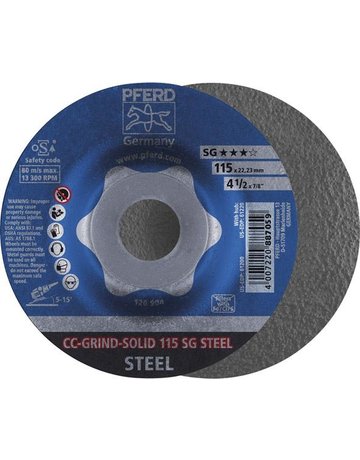 Schleifscheibe CC-Grind Solid Steel 180mm PFERD
