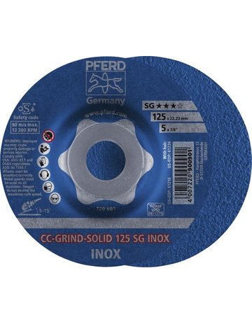 Schleifscheibe CC-Grind Solid INOX 125mm PFERD
