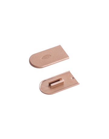Cabineo Abdeckkappen Kunststoff (braunbeige, RAL 1011), 100 Stück - Lamello