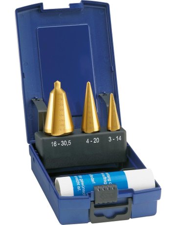 Blechschälbohrer Satz TiN 3-30,5mm FORUM
