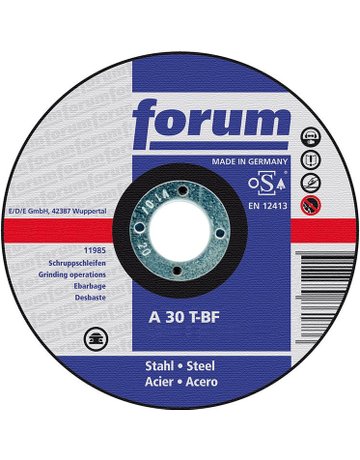 Schruppscheibe St/Gu. 115x6mm gekröpft FORUM