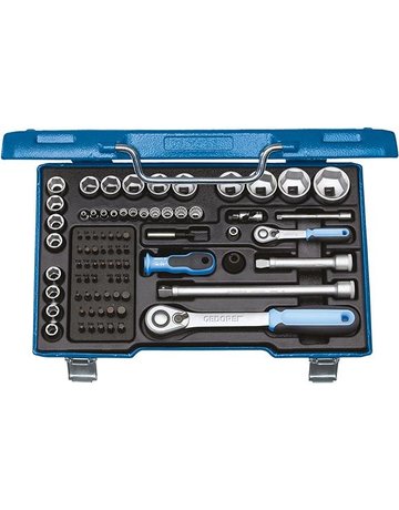 Steckschlüssel-Satz 19V20U-20 1/4" und 1/2" 81-teilig Gedore