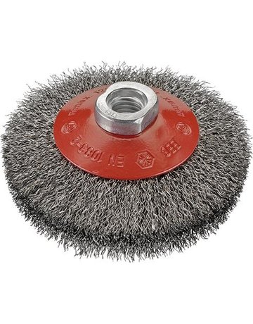 Kegelbürste Stahldraht M14 100x0,30mm gewellt FORUM