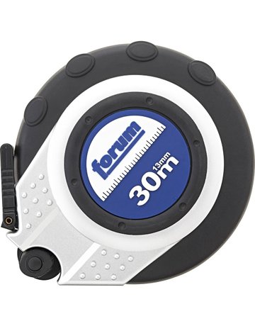 Kapselbandmaß Stahlband 30m x 13mm FORUM