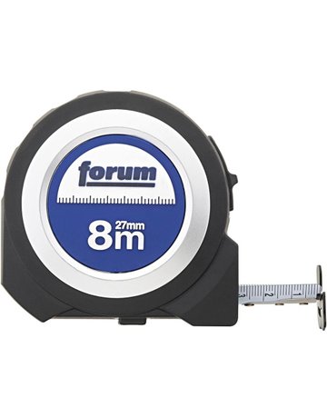 Taschenbandmaß Stahlband 8m x 27mm FORUM