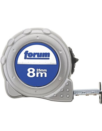 Taschenbandmaß Stahlband 8m x 25mm FORUM