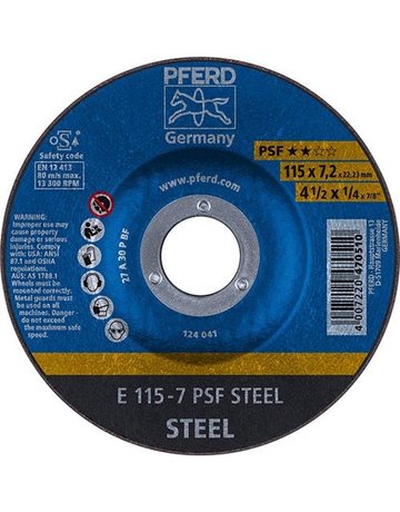 Schruppscheibe gekröpft A30PPS 115x7mm PFERD