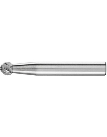 Frässtift HM kugelförmig 0605 rostfrei 6mm 6x5,4mm Pferd