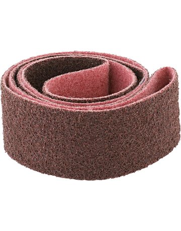 Vliesband Nylon/Korund 75x2000mm med/rot FORUM