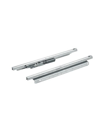 Quadro 12 Silent System (Garnitur), EB 392 mm, Einsatz in Korpusmöbeln zur seitlichen Anbindung, links und rechts - Hettich