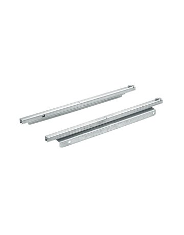 Schreibmaterialschale- Auszugsführung, Teilauszug, Quadro 12 9186479, Stahl verzinkt - Hettich