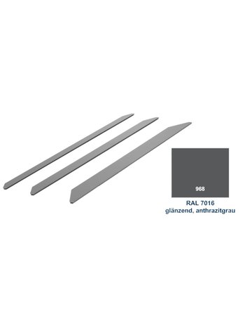 Aufsteckprofil RAG² RAL 7016 48 mm