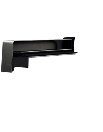 Bank Abschluss 150 mm LM RAL 7016 Putz 22 mm (RAG 2) links