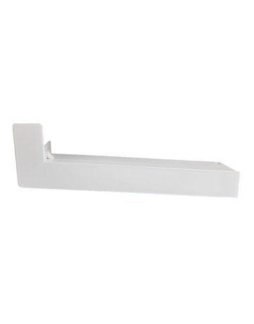 Bank Abschluss 360 mm LM RAL 9016 Putz 22 mm (RAG 2) links