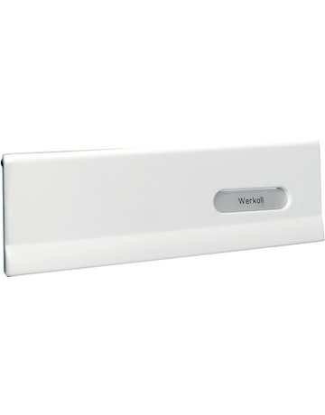 Briefeinwurfklappe 370 X 82 mm RAL 9016 mit Namensschild - Renz