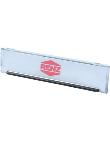 Namensschild-Abdeckung für Module A=62 x 16 mm, mit Einlage 60x15x0,5 mm - Renz