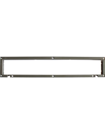 Abschlußrahmen für 260 mm Klappe grau - Renz