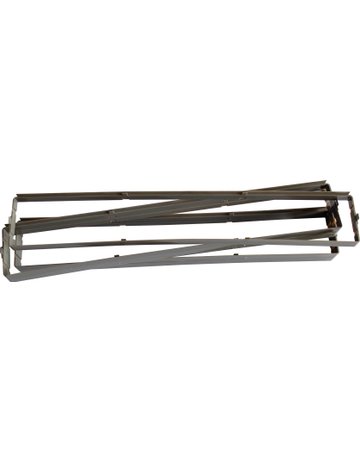Durchwurfhals-Set grau für 370 mm Klappe (5 Durchwurfhälse a`10 mm) - Renz