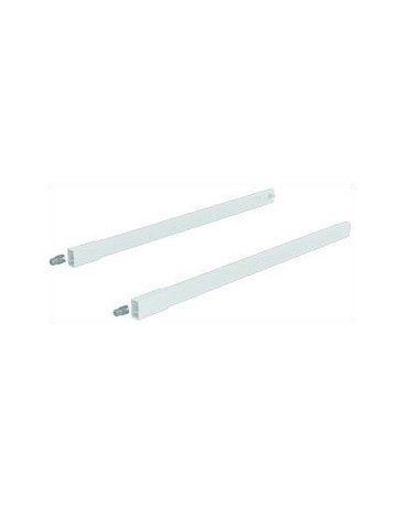 Set Längsreling ArciTech / 650 mm, weiß, links und rechts - Hettich