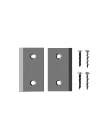 Eckplattenset X3 Edelstahl,29x55mm - PLANET