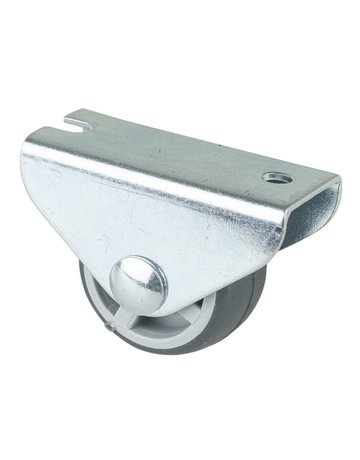 Kastenrolle 25mm E51.025 GL, Gummirad - BS ROLLEN