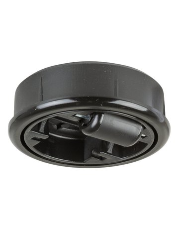 MB-Glocke, ohne Feststeller, Rad Ø 65mm G85, zum Einpressen, Kunststoff schwarz - BS ROLLEN