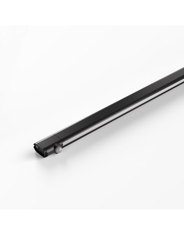 LitePipe slim 1192mm schwarz ww 12VDC 8,4W LTG 2,2m M1 - Halemeier
