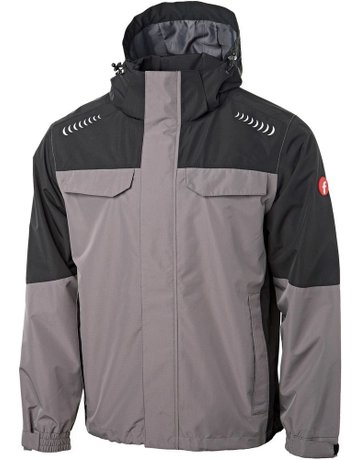 Regenjacke Plus grau/schwarz Gr. 4XL For tis Elements - fortis