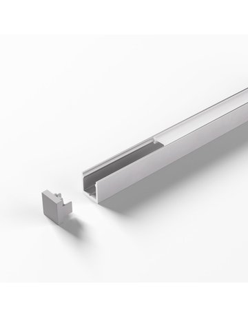 LED ChannelLine i3 Profil, opal, 10erSet L=3000mm, Alu- und Abdeckprofil - Halemeier