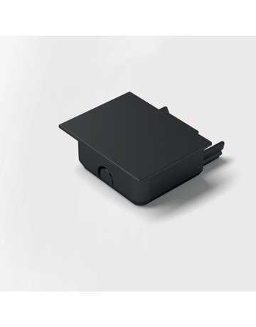 LED ChannelLine G-2 Endkappen, black 2er Set links / re. - Halemeier