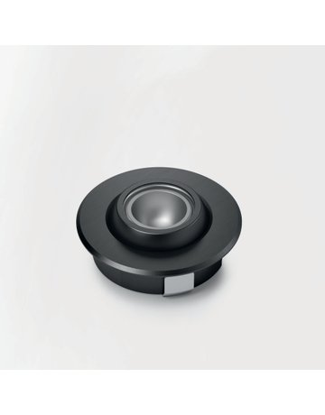 LED Move Spot, Aluminium mw² schwarz 12VDC 2,2W IP44, 1.8m Ltg. M1 - Halemeier
