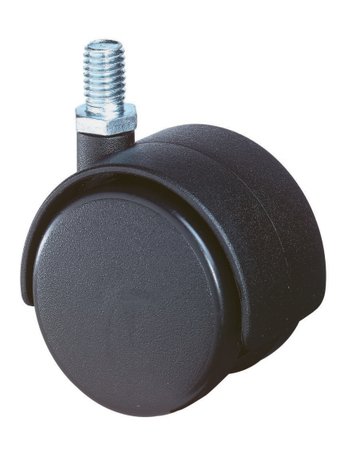 Kunststoff -Doppelrolle 50mm M10x15, Gewindestift F75.050.G10 - BS ROLLEN